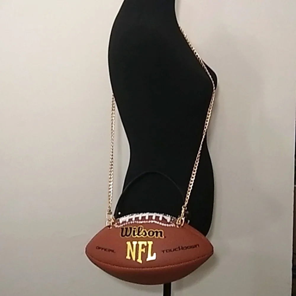 HANDMADE BLING BLING Football Purse 🏈 - Picture 8 of 17